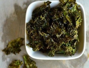 Healthy recipe kale chips, lose weight over 40